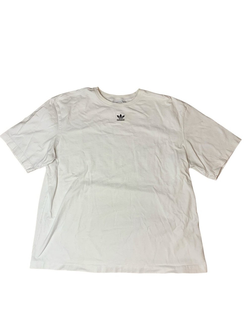 Adidas Originals Trefoil White Classic Short Sleeve T-Shirt US Medium M